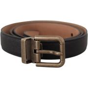 Riem D&amp;G Lederen messing gesp riem