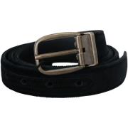 Riem D&amp;G Suede Riem Zwart