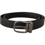 Riem D&amp;G zwarte leren riem