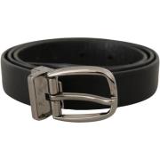 Riem D&amp;G Lederen riem met gesp met logo