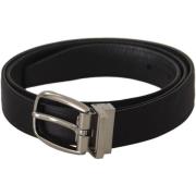 Riem D&amp;G Zilveren Logo Metalen Gesp Riem