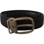 Riem D&amp;G Grosgrain lederen bronzen metalen riem