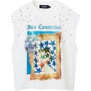 Overhemd Desigual Ibiza Connection TShirt voor dames - Wit