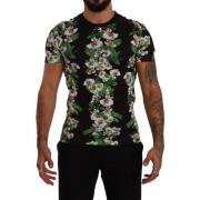 T-shirt D&amp;G T-shirt met bloemenprint en ronde hals