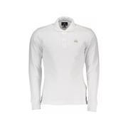 T-shirt La Martina poloshirt met lange mouwen voor heren - wit