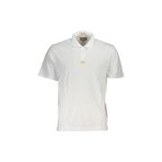 T-shirt La Martina Heren Poloshirt Met Korte Mouwen Wit