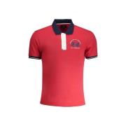 T-shirt La Martina Heren Tradicion Argentijns Polo Shirt - Rood