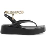 Sandalen Dee Ocleppo Chain String Sandaal - Zwart