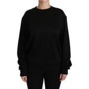 Sweater D&amp;G zwart sweatshirt met ronde hals voor dames