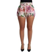 Rok D&amp;G Hotpants met bloemenprint en hoge taille