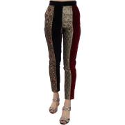 Broek D&amp;G Jacquard cropped taps toelopende broek