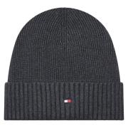 Hoed Tommy Hilfiger Heren Geribbelde Beanie Grijs