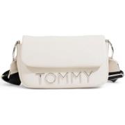 Tas Tommy Hilfiger Crossbodytas met kleine klep voor dames creme