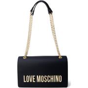 Tas Love Moschino Schoudertas met clipsluiting bedrukt