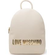 Tas Love Moschino beige kunstleren rugzak voor dames