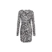 Jurk Love Moschino jurk met luipaardprint voor dames