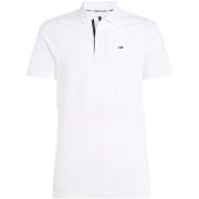 T-shirt Tommy Jeans Slim Flag Placket Polo Shirt White