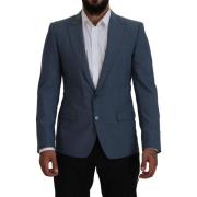 Blazer D&amp;G Classic Fit Colbert voor heren - Blauw