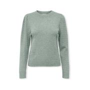 Trui Only Katia Life Knit L/S - Aqua Gray