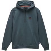 Sweater Napapijri Badge Quarter Zip Hoodie Green Urban