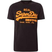 T-shirt Korte Mouw Superdry Neon Vintage Logo Grafisch T-Shirt