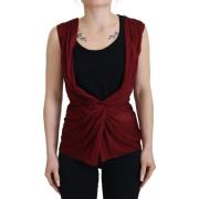 Overhemd D&amp;G Zijden Stretch Top Vest Blouse