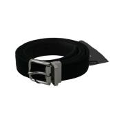 Riem D&amp;G zwarte suede leren riem voor heren