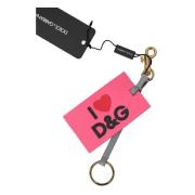 Sleutelhanger D&amp;G Gegraveerde messing sleutelhanger met logodetail