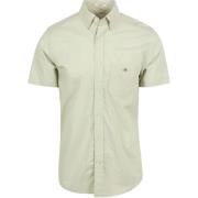 Overhemd Lange Mouw Gant Overhemd Short Sleeve Lichtgroen