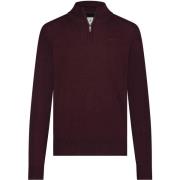 Sweater State Of Art Half Zip Trui Bordeaux