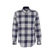 Overhemd Lange Mouw Barbour Shirt Fortrose Tailored - Blue Graphite