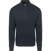 Sweater Lyle And Scott Lyle Scott Half Zip Pullover Tonal Navy