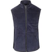 Trainingsjack Knowledge Cotton Apparel Corduroy Bodywarmer Navy