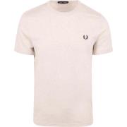 T-shirt Fred Perry Ringer T-Shirt Beige X23