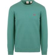 Sweater Levis Sweater Logo Petrol Groen