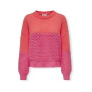 Trui Only Rose Life Knit - Spice /Camelia Rose