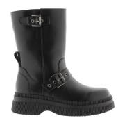 Enkellaarzen Victoria Boots 1301106 Dublin-gespen met leereffect