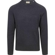 Sweater Gant Pullover Wool Blend Navy