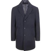 Trainingsjack Suitable Coat Wol Twill Navy