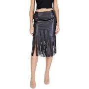 Rok Vila VIPEN COATED HW FRILL SKIRT 14100271