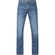 Broek Mud Jeans Denim Regular Bryce Indigo Blauw