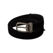 Riem D&amp;G Fluwelen metalen gesp riem