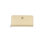 Portemonnee Tommy Hilfiger beige leren portemonnee voor dames