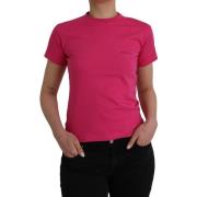 Overhemd Balenciaga Logo Tee Korte Mouw Roze