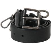 Riem D&amp;G zwarte leren riem