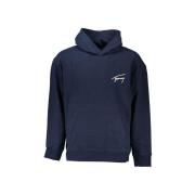 Sweater Tommy Hilfiger Signature Script Hoodie voor heren - Navy