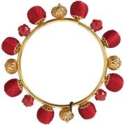 Armband D&amp;G Zijden en Gouden Armband Rood