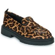 Mocassins HOFF LOAFER animal print SCHOOL marron