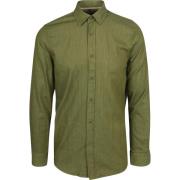 Overhemd Lange Mouw Suitable Overhemd Washed Groen