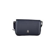 Handtas Tommy Hilfiger Leren Crossbody Tas voor dames Navy